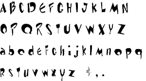 ToonTime Alphabet Stencil